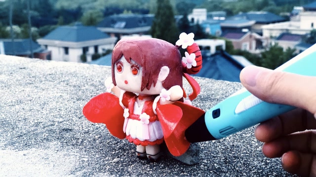 用神笔画迷你世界花小楼手办,被成品萌化了,这是什么神仙之手?