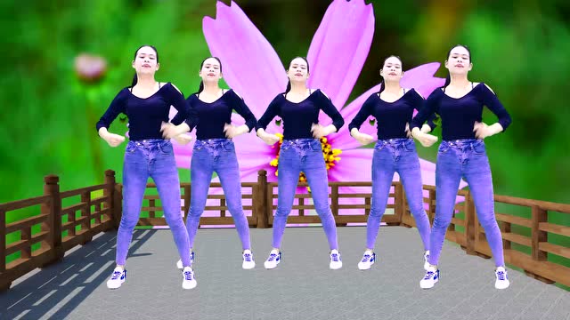 流行情歌原创dj广场舞《蝴蝶翩翩飞》优美动听,简单易学