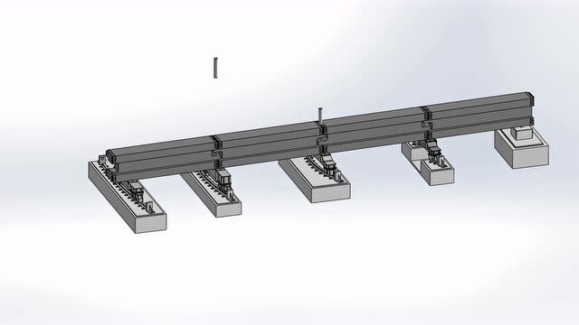 跨座式单轨关节型道岔