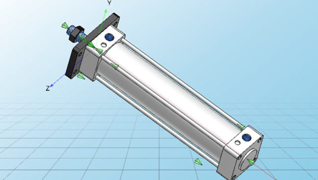 拉杆气缸的选型及立柱安装方式,定位功能讲解