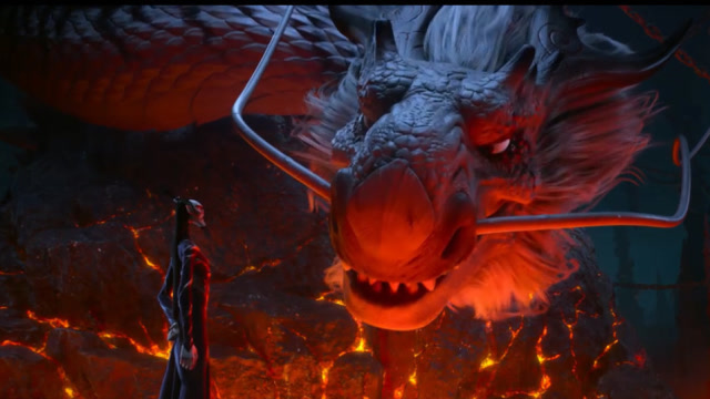 哪吒之魔童降世:3条龙冲出岩浆后,龙族的行为透露一些真相