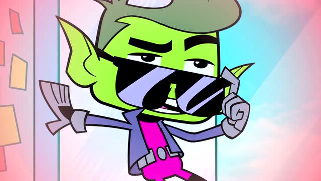 少年泰坦出击:乌鸦告诉野兽小子决定努力一下,野兽小子好感动了