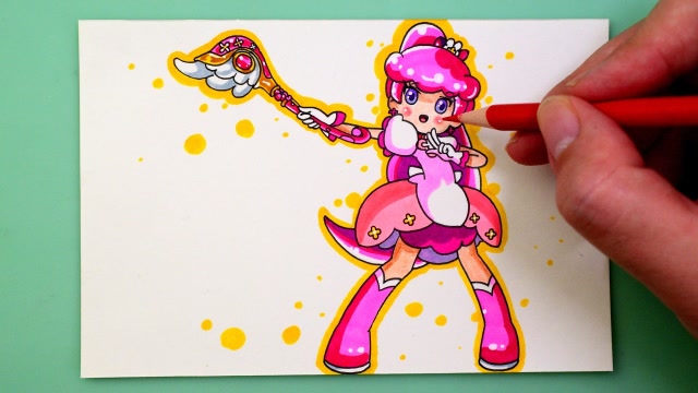 手绘可爱的完美少女伊瞳,她是你喜欢的花仙魔法使者吗