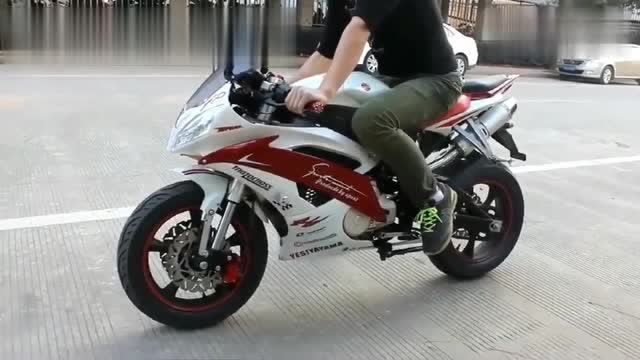 国产雅马哈r6你们见过吗?试穿骑行,声音怎么像拖拉机