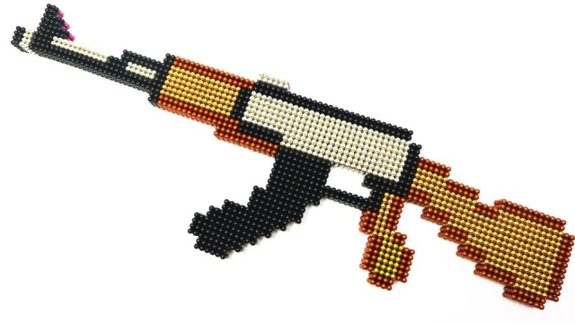 小伙用巴克球制作ak47步枪成品简直惊艳众人网友吃鸡大神