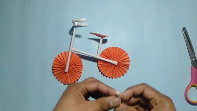 折纸手工简单 自行车图片