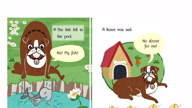 机关二小陈丽园 绘本 boxer and the fish