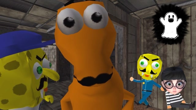 海绵邻居:躲过了海绵宝宝的袭击,却被派大星从背后偷袭!