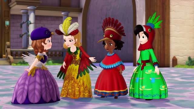 小公主苏菲亚:四个朋友重新装饰了飞车,甚至比原来的还好看