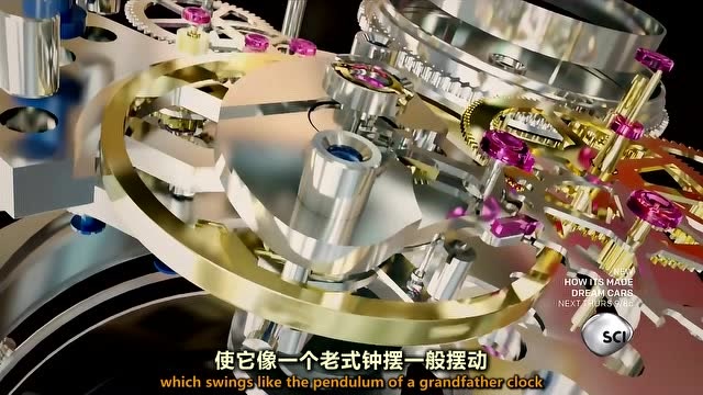 机械表的结构复杂而奇妙发条就是这个系统的动力之源