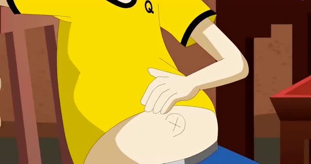 麦圈吃饱啦,好满足啊!