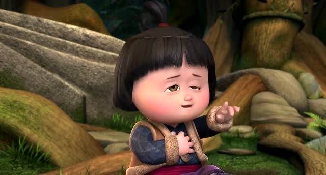 熊出没之夺宝熊兵:光头强发现嘟嘟发烧了,他好着急呀
