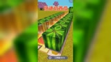 迷你世界：史上最快切西瓜的方法，1s钟10个西瓜！