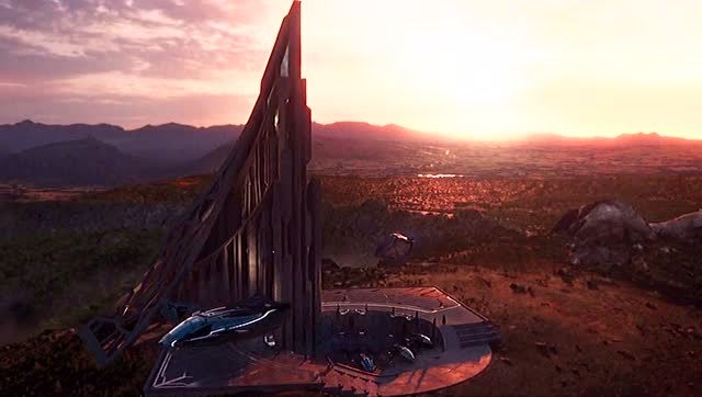 领先地球几百年的科技是什么样,瓦坎达的景色真的很美,简直就是世外