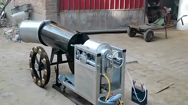 江苏小伙自制爆米花机,不愧是中国牛人,在家也能吃爆米花了