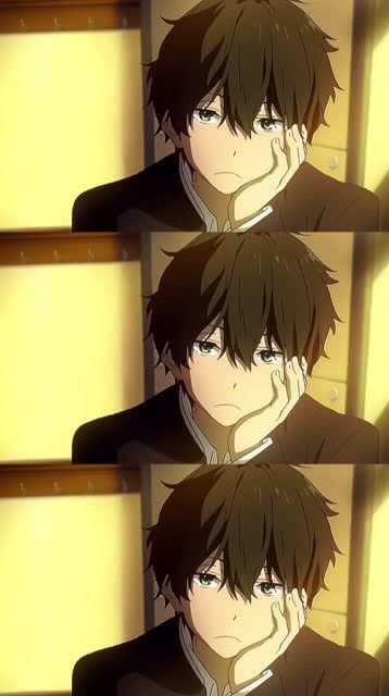 《冰菓》 情头千千万这个男人占一半 校园四霸之折木奉太郎