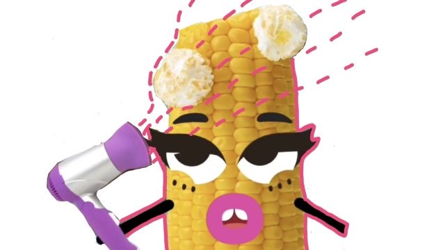 我的头发怎么吹成爆米花了!#搞笑#动画 #趣味#解压