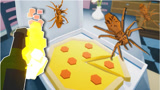 蜘蛛模拟器：整个办公室全是虫子，新品种辐射蜘蛛的破坏力好强