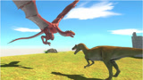 动物对战模拟器：超级飞龙登场了，远古神兽可以弱成这个样子的吗