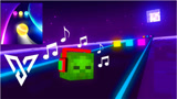 Minecraft动画《跳舞之路》，怪物们的音乐旋律游戏！