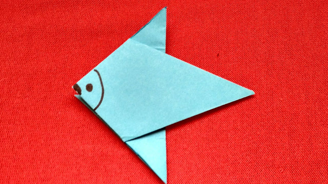 儿童折纸视频教程,如何折小金鱼,儿童折纸大全
