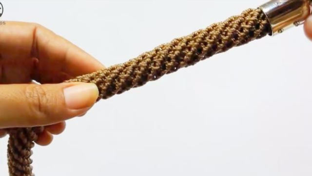 教你螺旋圆柱包带的钩法教程!