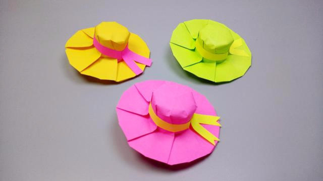 简易折纸帽子 简单图片
