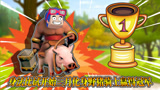迷你世界荒岛求生458：身份比拼开始，三月变身野猪骑士获得冠军