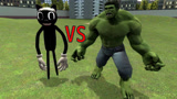 【GMOD】绿巨人浩克VS卡通猫，谁才是真正的对手？