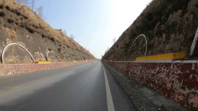 大同市区s203省道骑行回广灵途径浑源县3