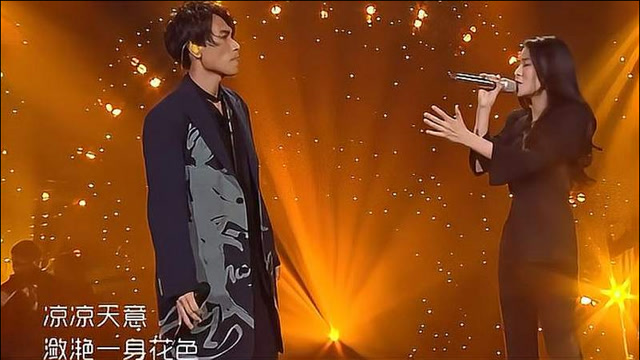 杨宗纬张碧晨合唱凉凉自带剧情回忆杀瞬间梦回十里桃花