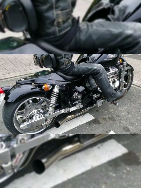强大的博斯豪斯boss hoss 8200cc 摩托车,使用v8雪佛兰发动机.