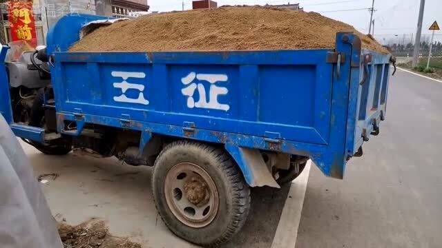 农用三轮车拉沙子故障,是车子年数太久?还是装太多?大家怎么看?