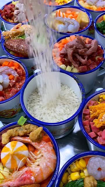 老式茶缸饭,一缸管饱,这是爷爷奶奶辈年轻时用的餐具,你们家里还有吗?