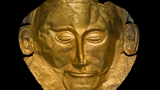 迈锡尼艺术阿伽门农的黄金面具