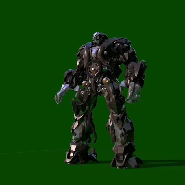 绿幕素材:变形金刚