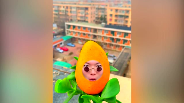 百变君:今天变成了一个芒果,美女嘴下留情不要吃我啊
