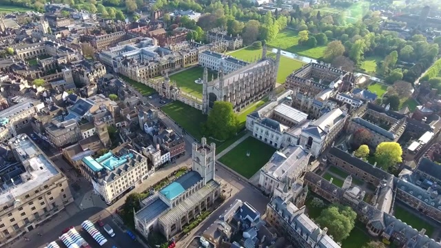 航拍剑桥大学,世界顶尖高等学府!