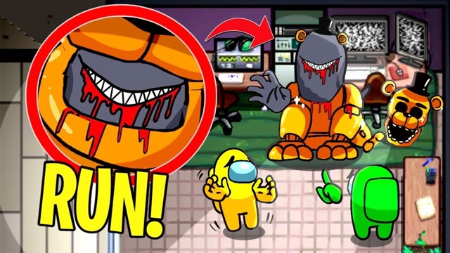 太空狼人杀amongus飞船上出现合体怪物实力更强大了