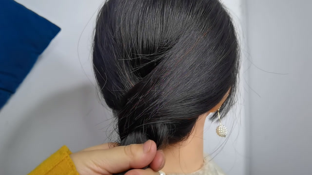 教你扎简单的韩式低扎发型,慵懒速成好看,韩系低盘发就这么简单