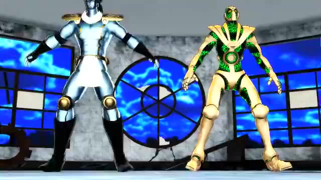 【mmd】白金法皇 glide【jojo】