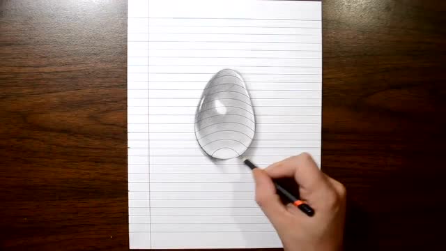 实拍手绘3d水滴 立体画你也学得会