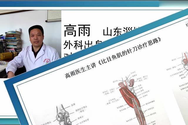 高雨医生主讲《比目鱼肌损伤的针刀诊疗思路上篇》