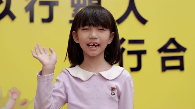 宋城路幼儿园小朋友讲话1