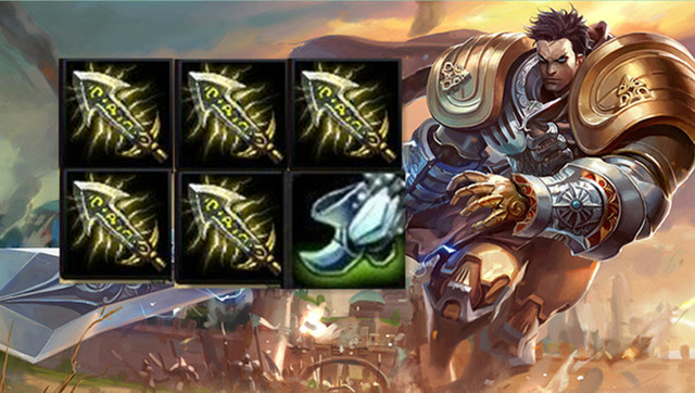 英雄联盟全无尽之刃盖伦吊打诺手,走位戏耍盲僧丝血反杀