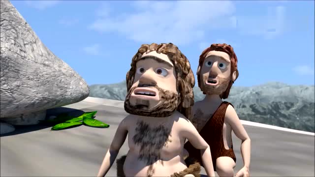 爆笑动画短片《cavemen》当原始人遇上现代发明 简直太魔性了