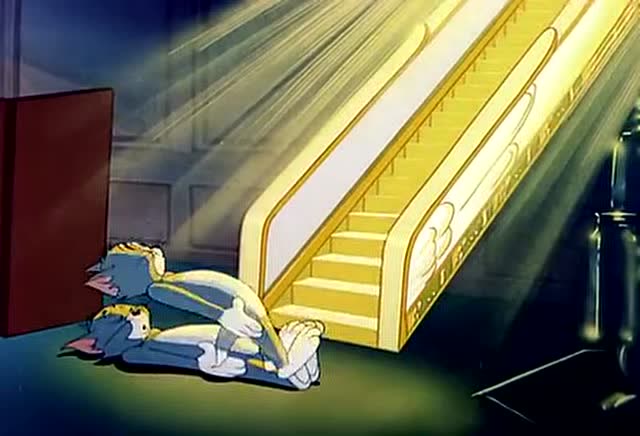 《猫和老鼠》汤姆抓鼠中死亡,到天堂看到这样的景象