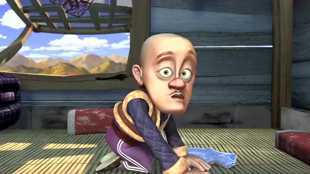 光头强走路摔倒失忆了,变成了只有7岁的幼稚小孩!