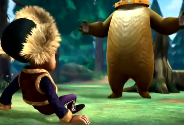 熊二一声吼,震得光头强一身抖