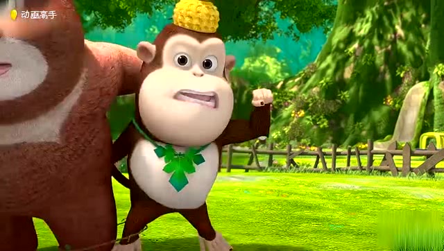 熊出没001_:熊大和吉吉分在一组
